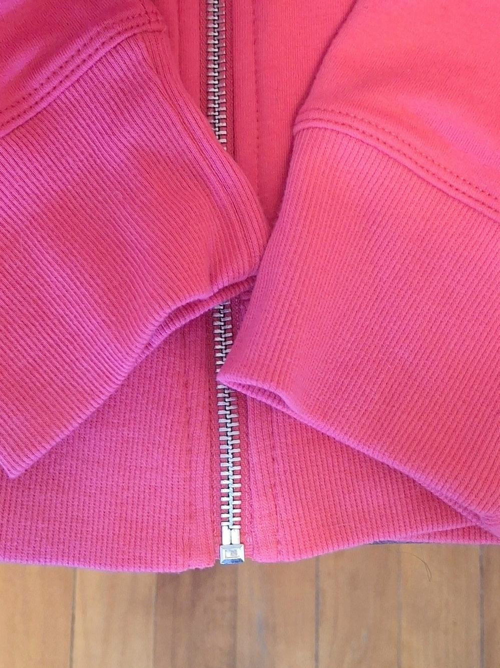 DKNY Womens Hoodie NWT - Two-Tone Zip - Picture 7 of 11